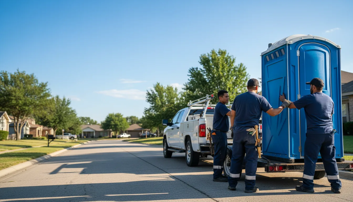 Portable Toilet Rental in Pontotoc, TX near me